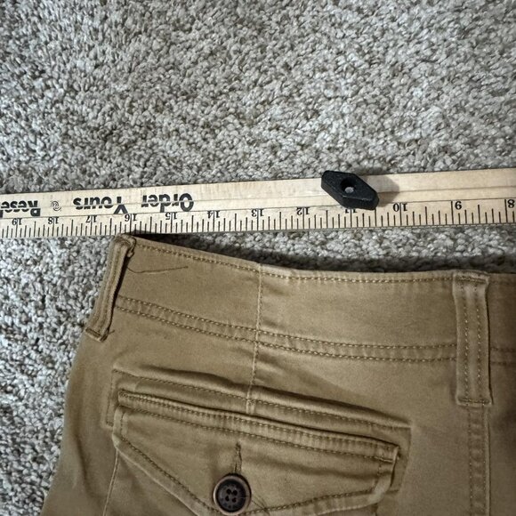 Lucky Brand Shorts Mens 32 Khaki Cargo Flat Front Utility Pockets Casual Chino - Picture 9 of 11